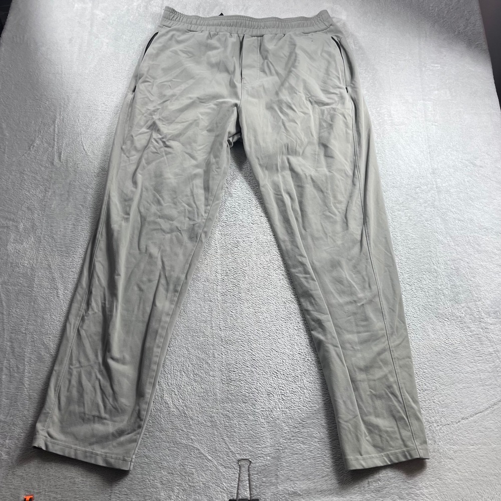 Public Rec All Day Every Day Pants Mens 38x32 Grey Stretch Tapered Chino Jogger